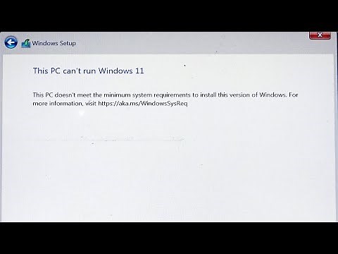 Fix This PC Doesn‘t Meet The Minimum System Requirements To Install Windows 11