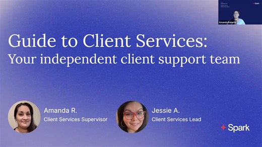 Guid to Client Services Webinar
