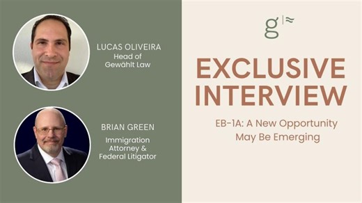 BIG NEWS about EB-1A: Exclusive Interview with Brian Green | Brian Green