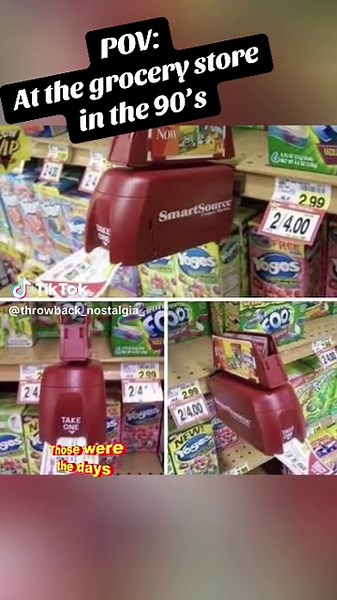 Nostalgia 90s: Grocery Store Memories