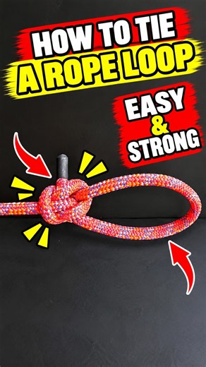 How to Tie a Rope Loop Knot | Easy Step-by-Step Rope Knot Tutorial