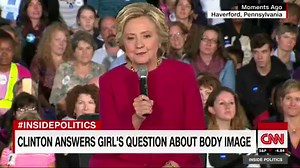 A 15-year-old just asked Hillary Clinton a question about body image. Here's how she responded: http://cnn.it/2dqdpQd | CNN