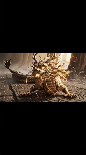 “Snake Transforms Into Golden Dragon 🐍🐉 | Epic AI Morph” #ai #viral #animation #gemini #aivideo #yt