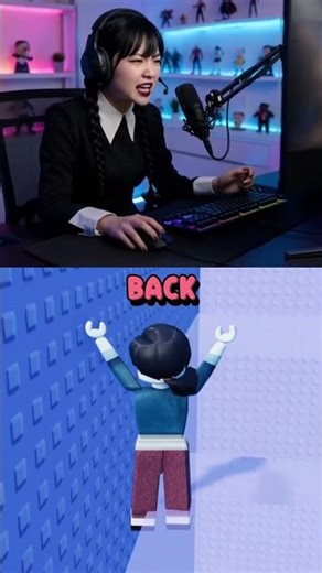 Wednesday Addams Obby… Who Slapped Me! 😱💀