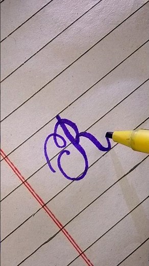 Calligraphy latter "R" #handlettering #calligraphy