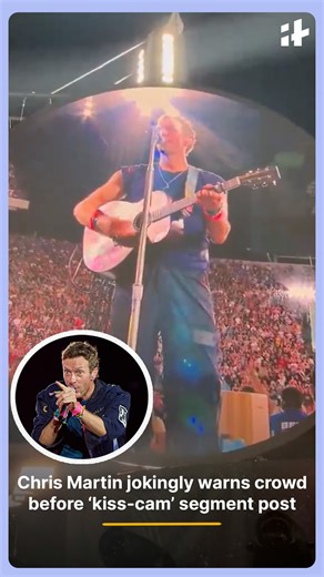 Coldplay frontman Chris Martin lightened the mood during the band’s first show after the Astronomer CEO affair controversy, jokingly warning fans before the iconic ‘kiss-cam’ segment. The moment had the crowd in splits as Martin kept things breezy despite recent headlines. #ChrisMartin #Coldplay #KissCam #CelebrityNews | Indiatimes