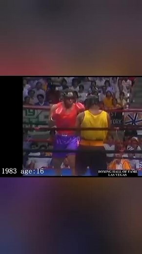 Exciting 1983 Boxing Match Between Young Fighters