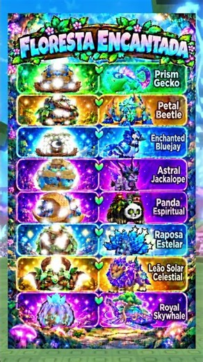 TODOS OS OVOS DA FLORESTA ENCANTADA! 🌿🥚✨
