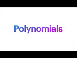 Polynomials | short animated lesson |