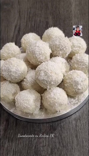 2 retete simple sí rapide Fara Coacere perfecte pentru cei ce nu au prea mult timp la dispozitie pentru a gati 😋 Bilute Raffaelo si Bilute Greta Garbo mai simplu imposibil 😋🥰 #Viral #prajituri #retete #traditional | Bucătărește cu Rodica
