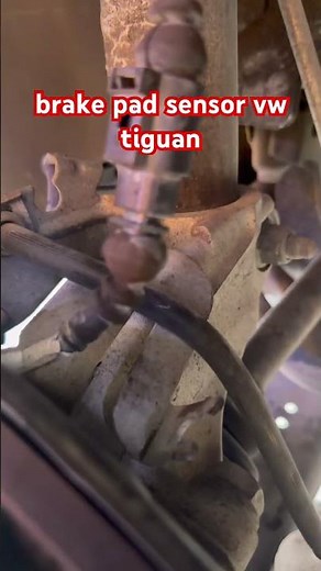brake pad sensor vw tiguan #automobile #mechanic #brakesystem