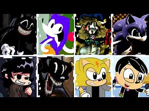Fright Fest but Every Turn a Different Character Sings It 🎵 ( FNF: Vs. Cartoon Cat V2 )