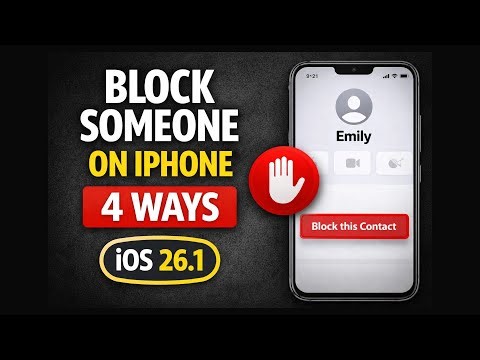 How to Block a Contact on iPhone (iOS 26.1) – 4 Easy Ways