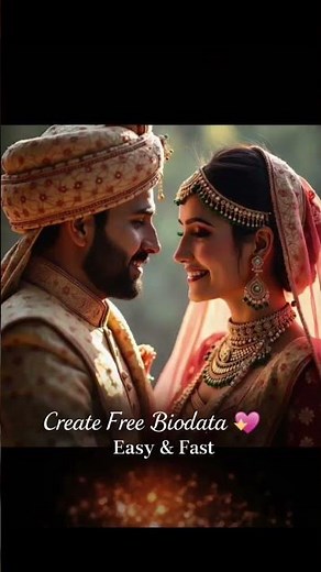 Stop wasting time creating Biodata ❌Create it in minutes 💖✨Free Templates Easy & Fast🔗 Link