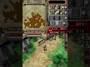 Dungeon Explorer: Warriors of Ancient Arts for the Nintendo DS Gameplay Sample