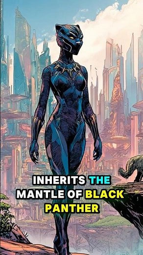 Shuri as Black Panther | Marvel's New Leader of Wakanda Explained | MCU Future & Powers #shorts