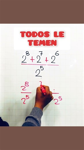 Todos Le Temen #matematicas #algebraicamente #maths #mathematica #algebra