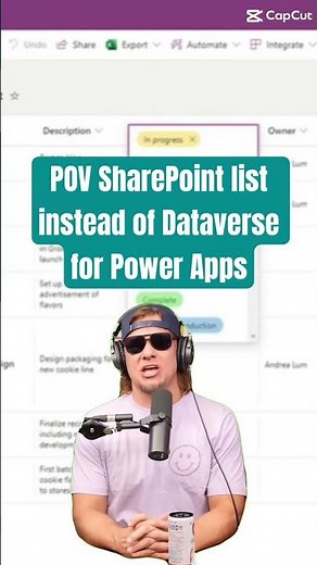 #SharePoint instead of Dataverse for Power Apps back end! #powerapps #powerplatform