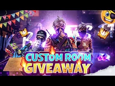 FREE FIRE LIVE GIVEAWAY CUSTOM ROOM | FF LIVE REDEEM CODE GIVEAWAY | TEAM CODE GIVEAWAY LIVE #FFLIVE