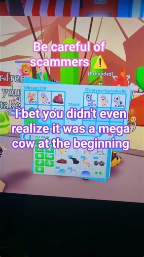 failed adopt me scam lol 😭 #adoptme #roblox #shorts
