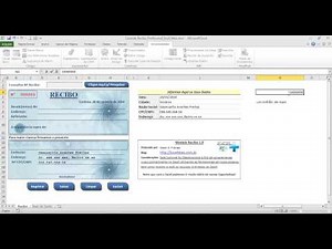 Criando Recibo Profissional no Excel