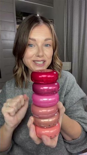 The Brand NEW cosmetics macaron blushes 🎂 powder on one side, cream on the other layered together