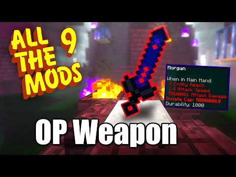The most OVERPOWERED Weapon - The Morgan | All the Mods 9