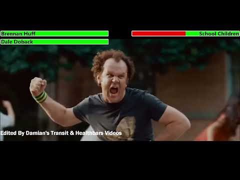 Step Brothers (2008) School Fight with healthbars