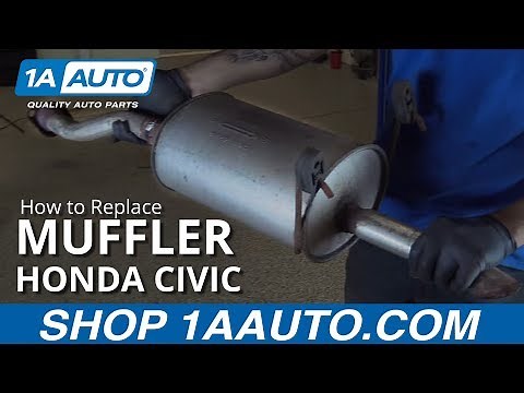How to Replace Muffler 01-05 Honda Civic