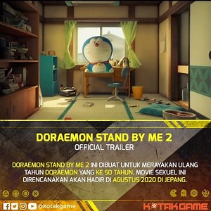 151K views · 3.4K reactions | #kotakgame #doraemon #standbyme2 #anime #movie #trailer DORAEMON STAND BY ME 2 - OFFICIAL TRAILER Source: https://youtu.be/bT3vOCmI8_o ➖➖➖ ➖➖➖ ➖➖➖ Official Website: https://www.kotakgame.com/  Official Instagram: https://www.instagram.com/kotakgame Facebook Fanpage: https://www.facebook.com/Kotakgame | KotakGame | Facebook