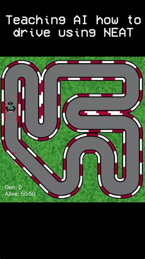 Teaching AI to Drive with NEAT Algorithm | Muhammad Hamza posted on the topic | LinkedIn