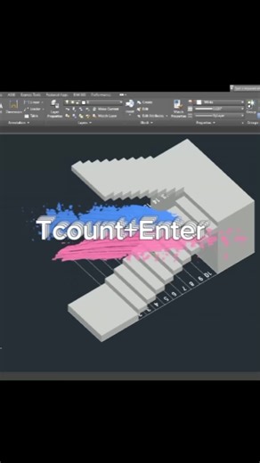 AutoCAD Tips automatic text numbering Tcount Command #autocad #autocadtutorial #fyp