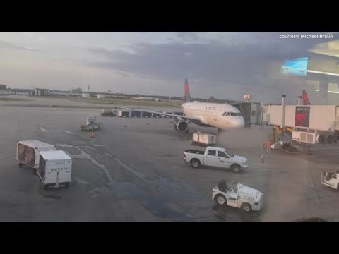 Worker 'ingested' into engine at San Antonio International Airport