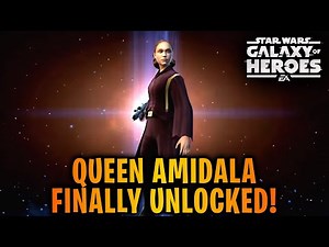 Queen Amidala FINALLY Unlocked! - 7 Star Gameplay Initial Review - Deadly Defense?