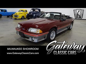 1988 Ford Mustang GT Convertible #1507 Gateway Classic Cars of Milwaukee
