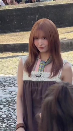 Momo Shines at the Miu Miu Show