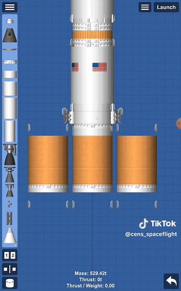 Build Delta IV Heavy in 1 minutes (video reversed) . #nasa #deltarocket #deltaivheavy #satellite #fastestthings #parkersolarprobe #spaceflightsimulator #creative #rocket #rockets #reallife #space #game #gamer #tiktoker #foryou #fyp
