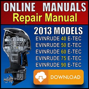 Download 2013 Evinrude E-TEC Repair Manual 40 50 60 75 90 HP