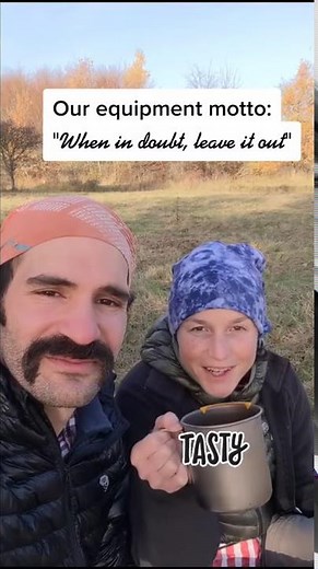 Coffee methods for hikers and campers #Shorts