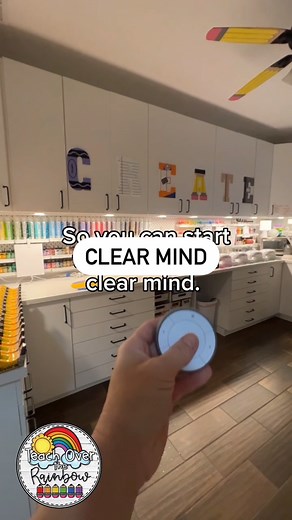 Clear Mind•I try my hardest to clean at the end of the day! It really helps me get my day started on the right foot!•#crafter #crafting #smallbusiness #entrepreneur #selfmade | Teach Over the Rainbow