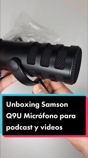 Micrófono Samson Q9U: Calidad Profesional para tus Videos y Podcasts