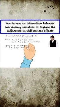#DID #DifferenceInDifferences #Dummy #Interaction #Econometrics #Tutorial