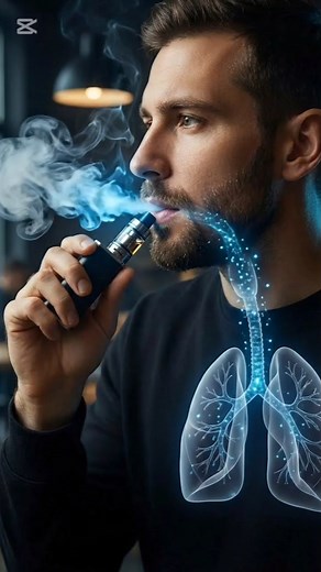 What Vaping Really Does Inside Your Body 💨⚠️ #science #science #shorts