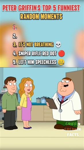 Ranking Peter's Top 5 Funniest Random Moments In Family Guy. #shorts #familyguy #petergriffin #funny