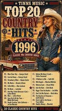 Top 20 Country Hits of 1996 🎙️ Classic 90s Country Songs | TINNS MUSIC
