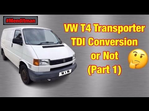 VW T4 Transporter Project (Part 1) Gearbox or TDI Engine Conversion Dilemma 🤔 #Menditman #Diesel