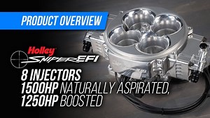 Holley Sniper Stealth 4500 EFI - Supports up to 1500HP