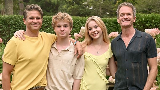 Neil Patrick Harris posts rare photo of twins Harper & Gideon, 14, with husband