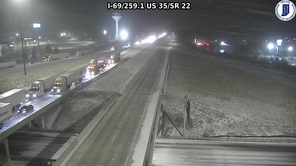 I-69 reopens in Grant County; slick roads observed in central Indiana
