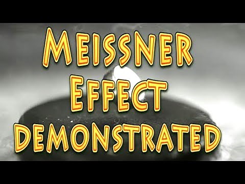 Meissner Effect demonstrated (basic)